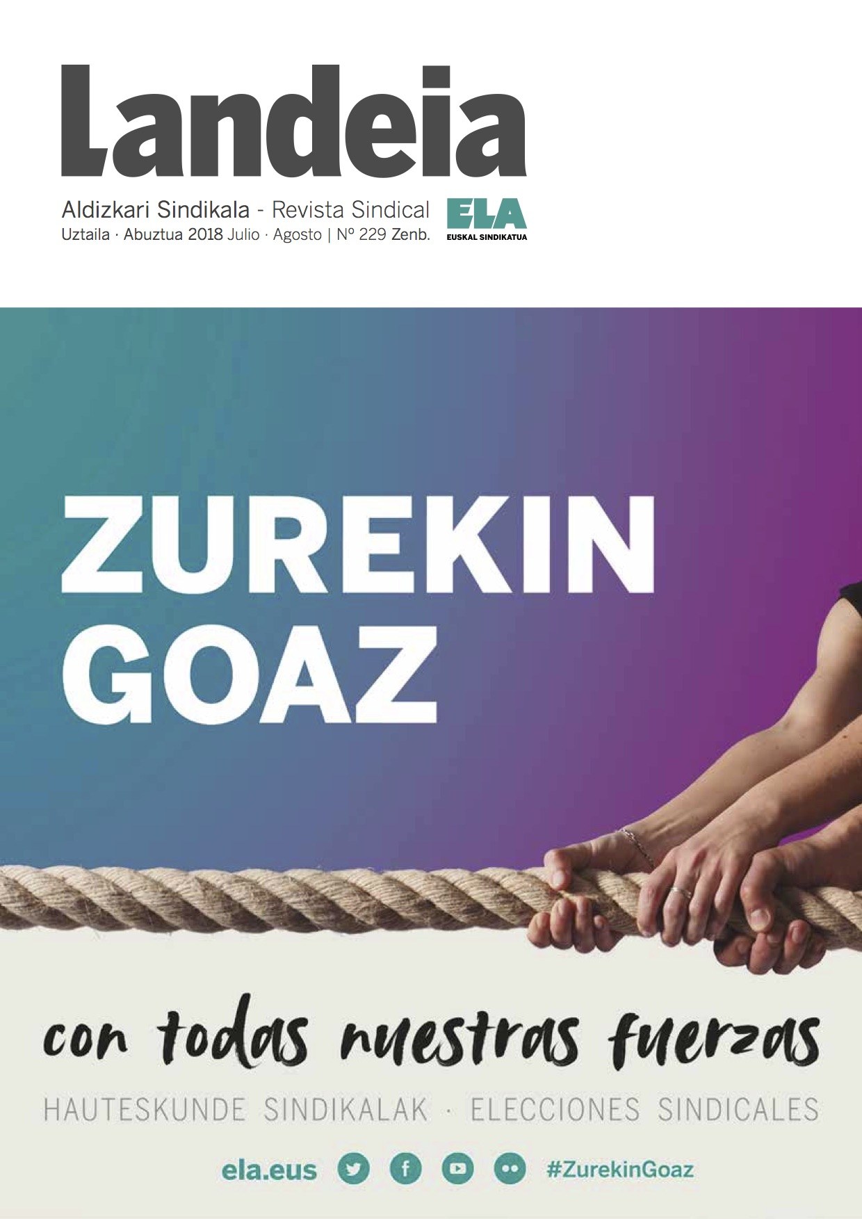 “Nafarroako lehen sindikatua izatetik oso gertu gaude, inoiz baino gertuago” #ZurekinGoaz #Landeia229