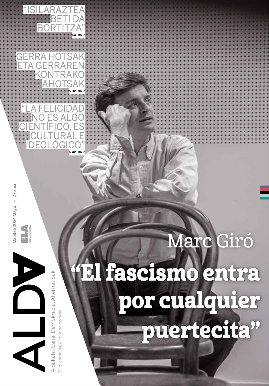 “Llevamos todo el siglo en un estado de guerra permanente ”