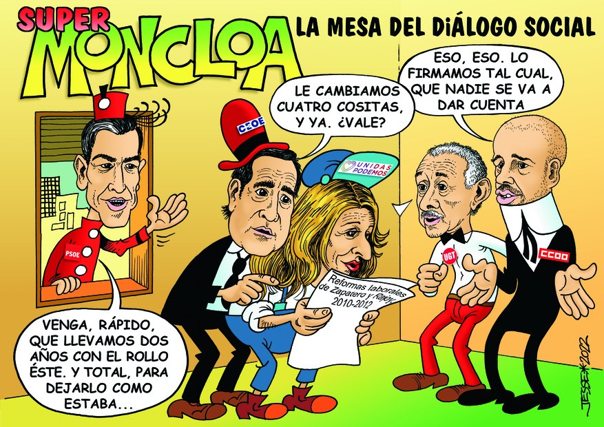 Lan Erreforma ustela: Rajoy eta Zapateroren bidean