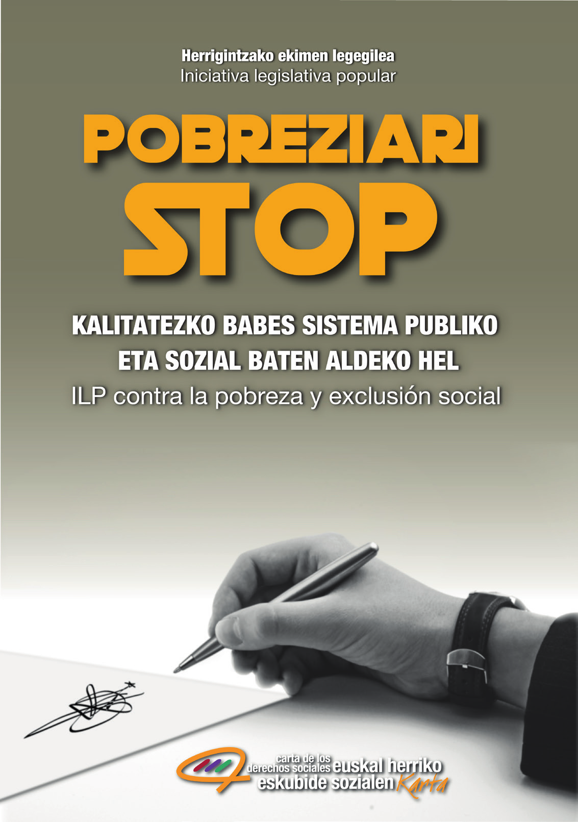 Iniciativa Legislativa Popular: En guerra contra la pobreza Iniciativa Legislativa Popular: En guerra contra la pobreza