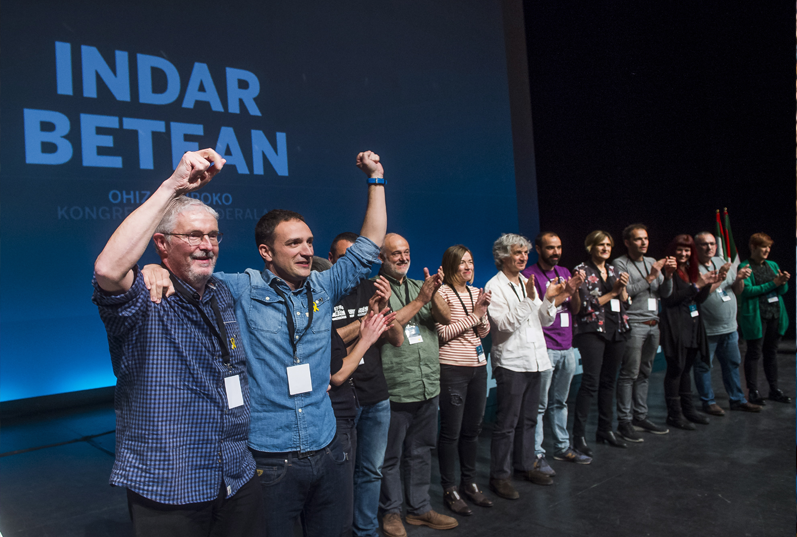 Mitxel Lakuntza, secretario general con el 95% de los votos Mitxel Lakuntza, secretario general con el 95% de los votos