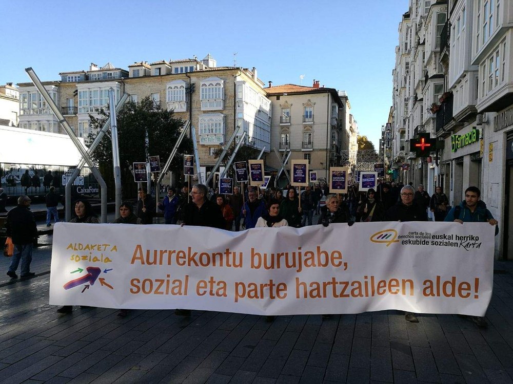 “The spending rule, approved by PP and PNV prevents any social budgets from being made”