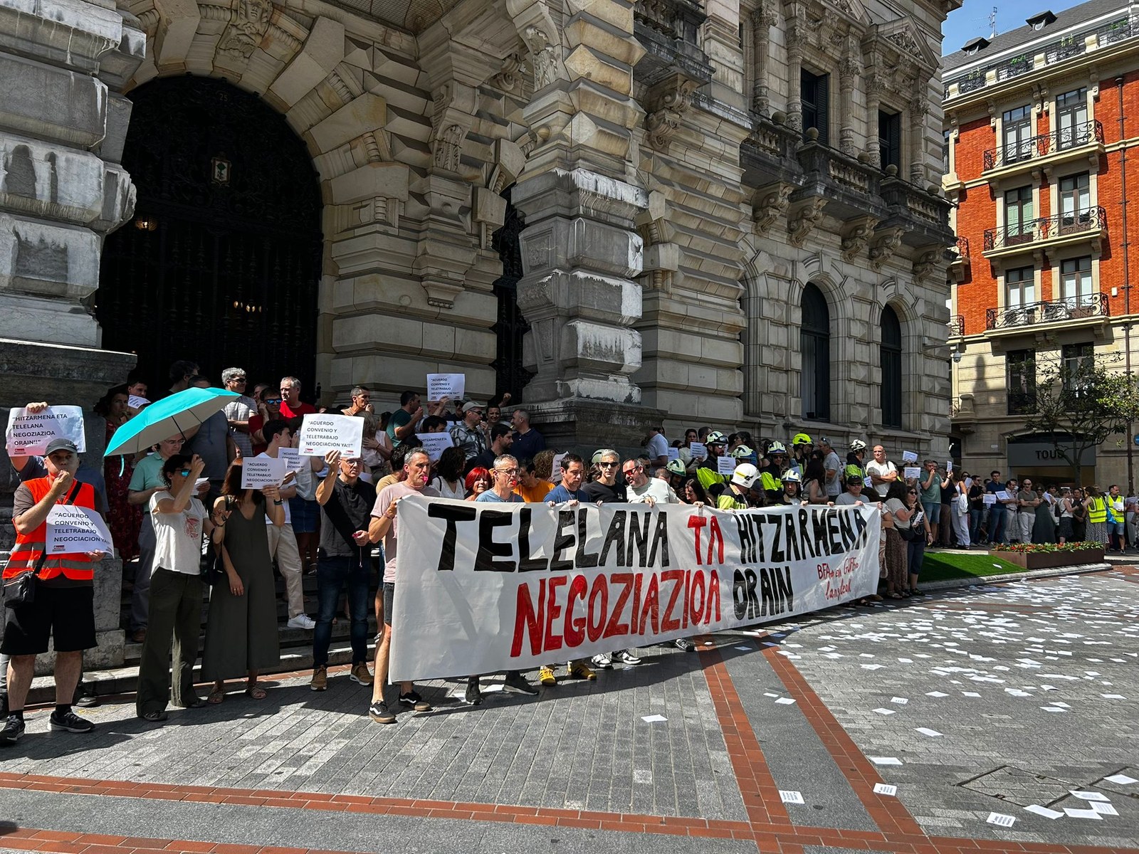 Anuncian movilizaciones por el teletrabajo y la actualización del Convenio