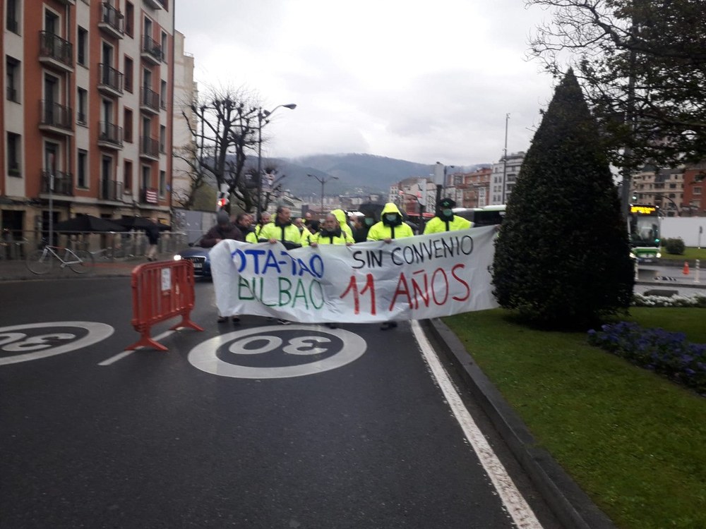 Convocan una huelga en la OTA de Bilbao, tras 11 años sin convenio