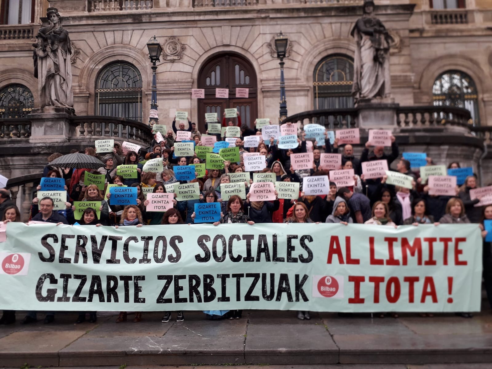 Los servicios sociales del Ayuntamiento de Bilbao están al límite