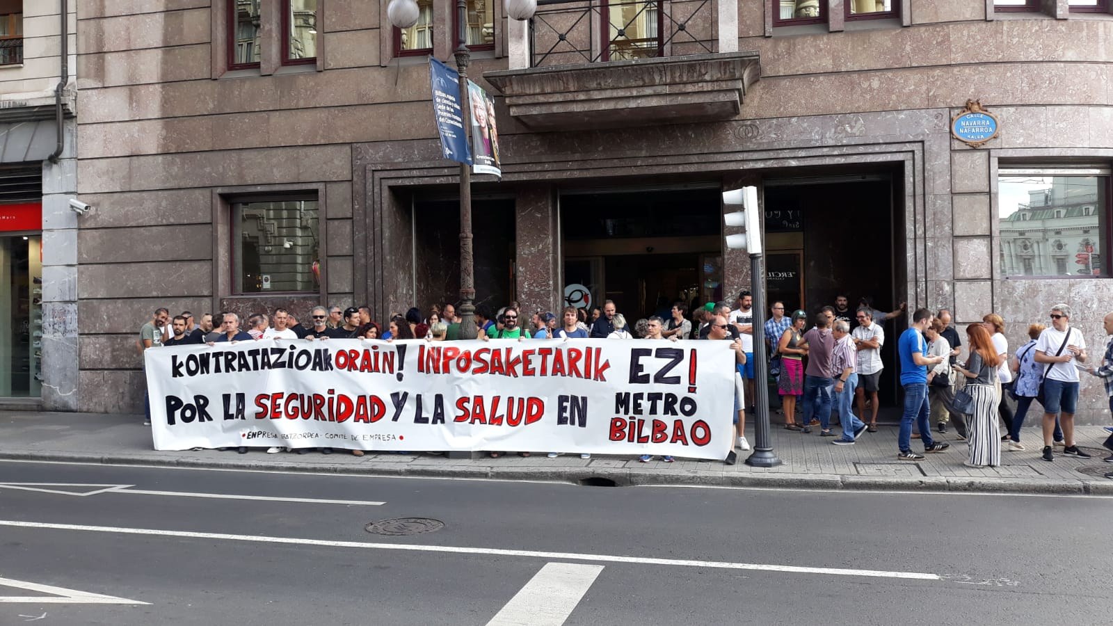 El comité de empresa de Metro Bilbao denuncia la falta de plantilla
