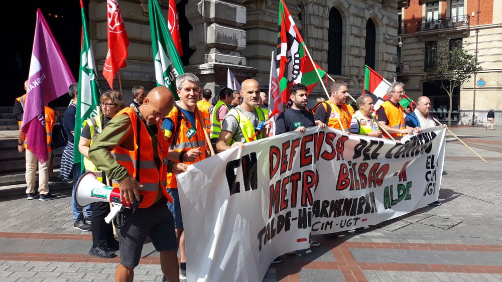 Movilizaciones en Metro Bilbao, ante el empeoramiento de las condiciones laborales