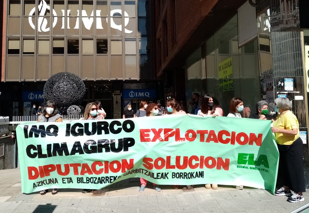 Tercera jornada de huelga en la limpieza de las residencias del grupo Igurco