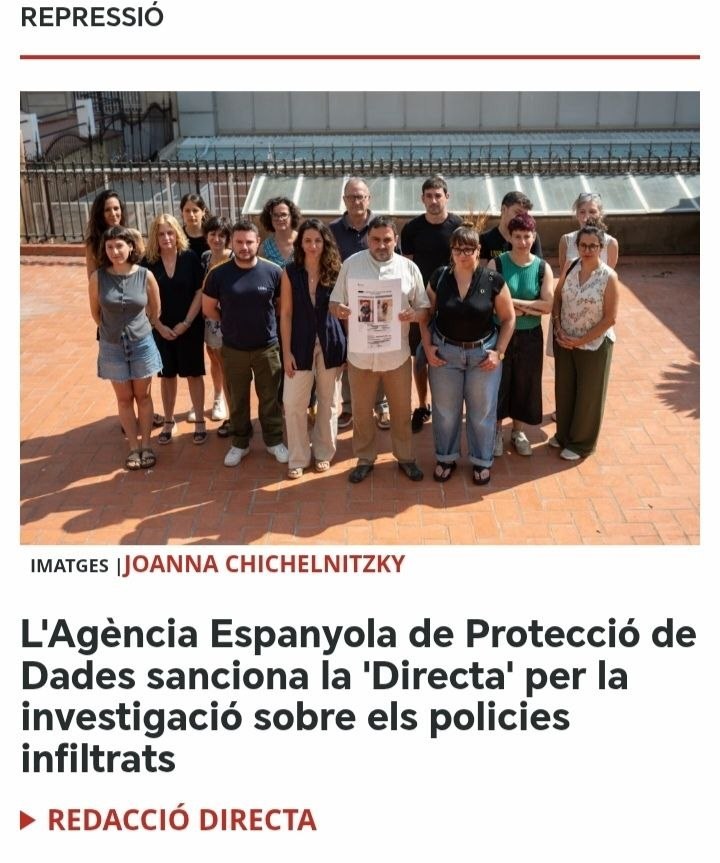 ELA se solidariza con el medio de comunicación catalán ‘La Directa’