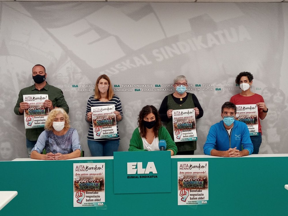 El 14 de octubre huelga en el Hospital Aita Menni, en Arrasate