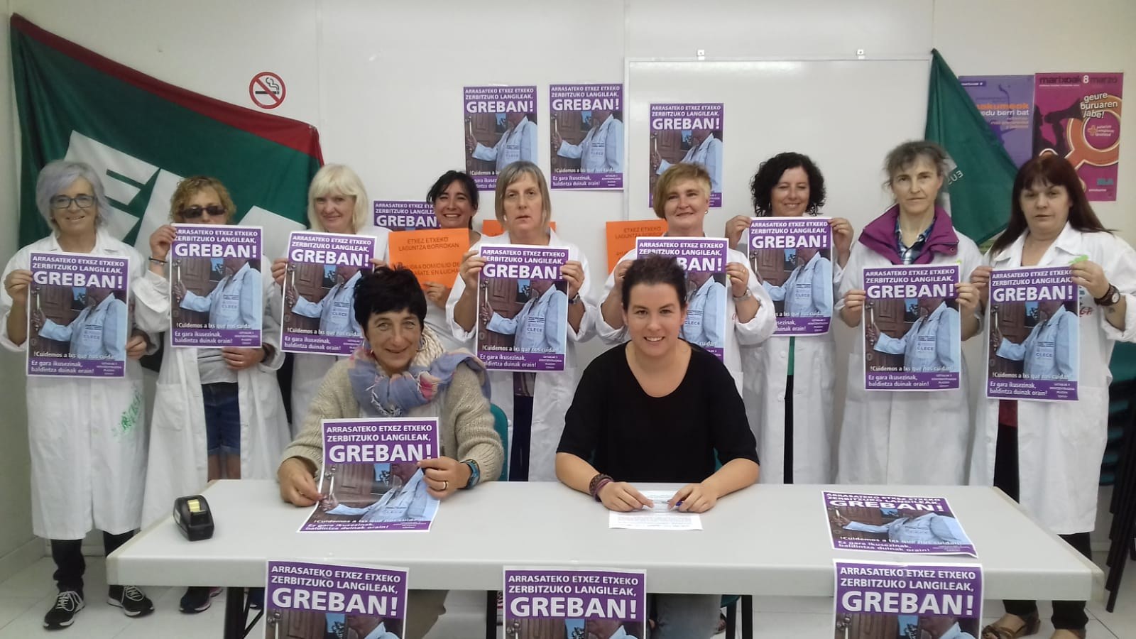 Segunda semana de huelga del personal de ayuda a domicilio de Arrasate Segunda semana de huelga del personal de ayuda a domicilio de Arrasate