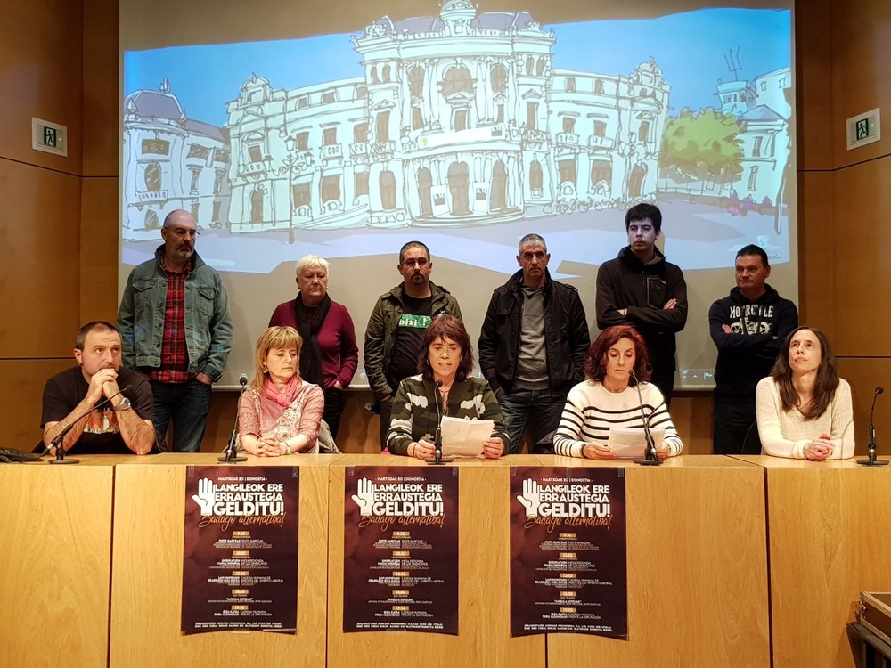 Comités de Empresa de Gipuzkoa piden la paralización de la incineradora de Zubieta