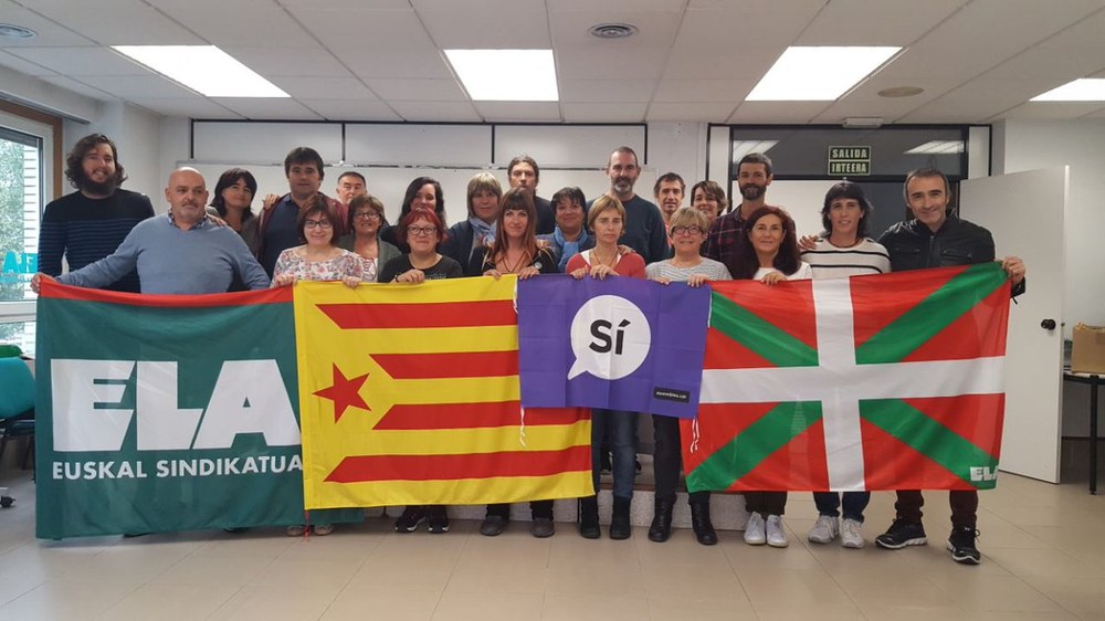 El Comité Comarcal de Donostia a favor del referéndum de Catalunya