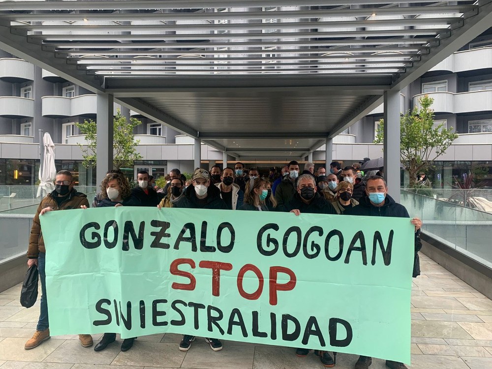 El comité de empresa  del Hotel Barceló Costa Vasca (Donostia) exige que se investigue el accidente laboral mortal ocurrido el 19 de noviembre
