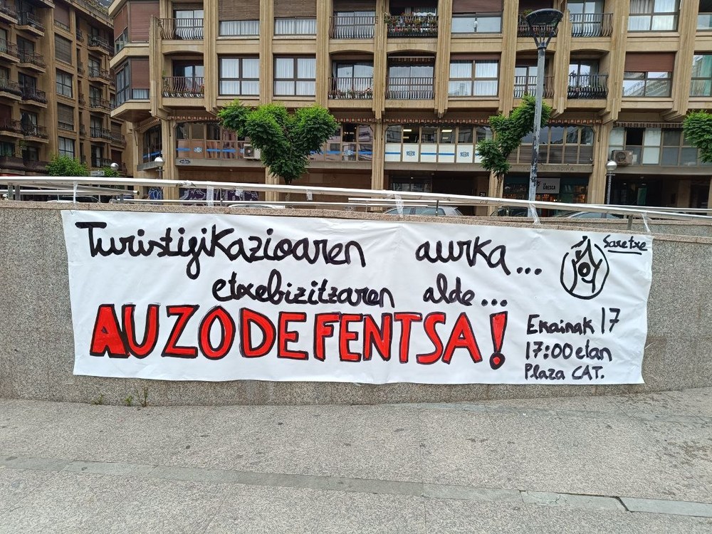 ELA se suma a la manifestación convocada por el sindicato de vivienda Saretxe para este sábado en Donostia
