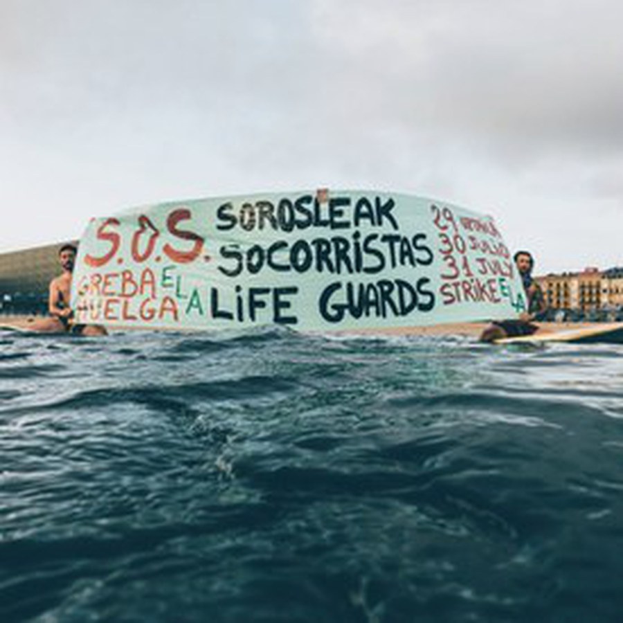 La temporada de playas en Donostia comienza sin subrogación y con despidos