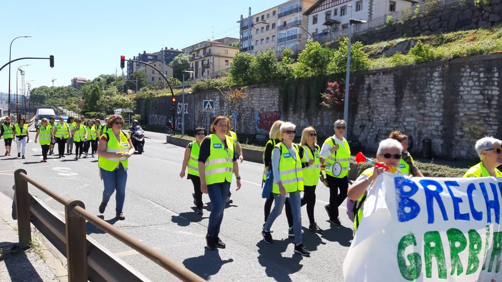 Nosotras, las huelguistas de la limpieza de comisarías y juzgados de Gipuzkoa