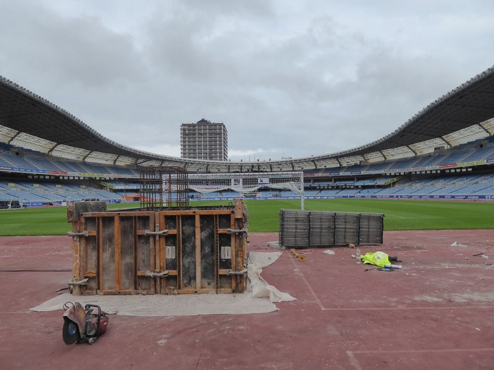 Primer paso para que se cumpla el convenio de Gipuzkoa en la obra de Anoeta