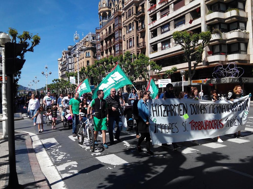 Trabajadoras del comercio de Gipuzkoa se movilizan por sus convenios