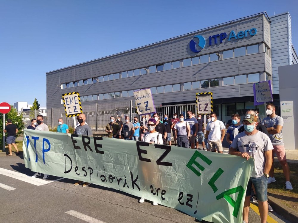 Amplio seguimiento de la primera jornada de huelga en ITP-Zamudio