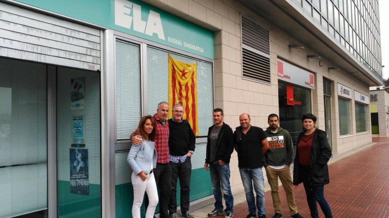 Eskumaldea con la #diada2017 #U1ekinBAT