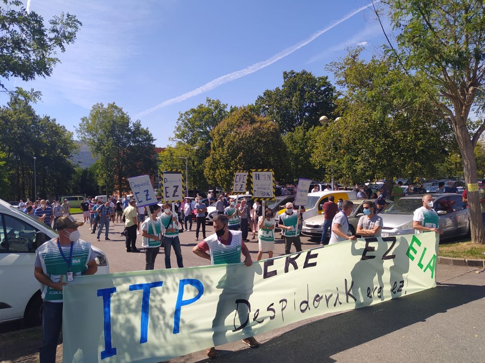 Movilizaciones en ITP Zamudio contra los despidos