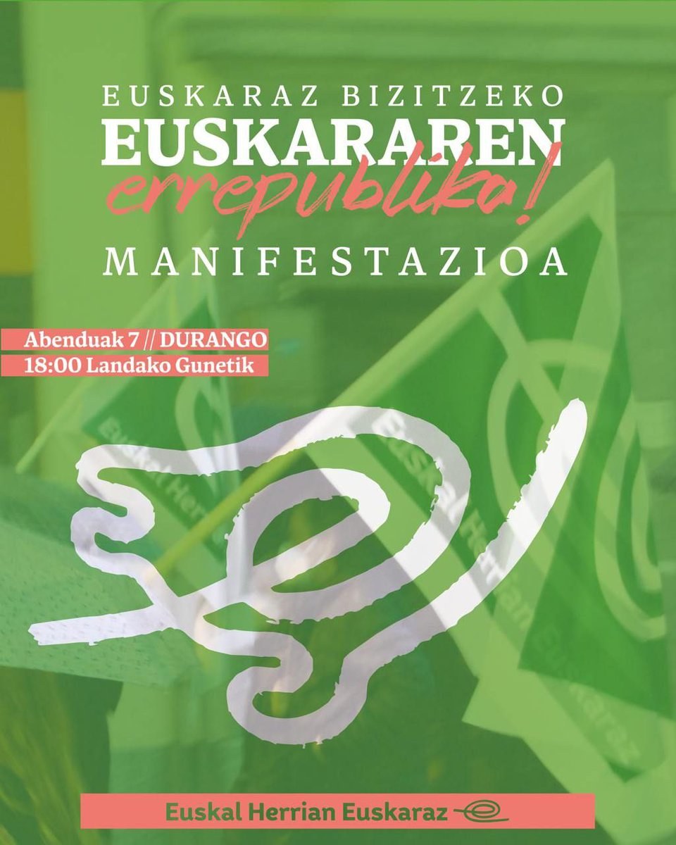 ELA apoya la manifestación convocada para el 7 de diciembre por Euskal Herrian Euskaraz