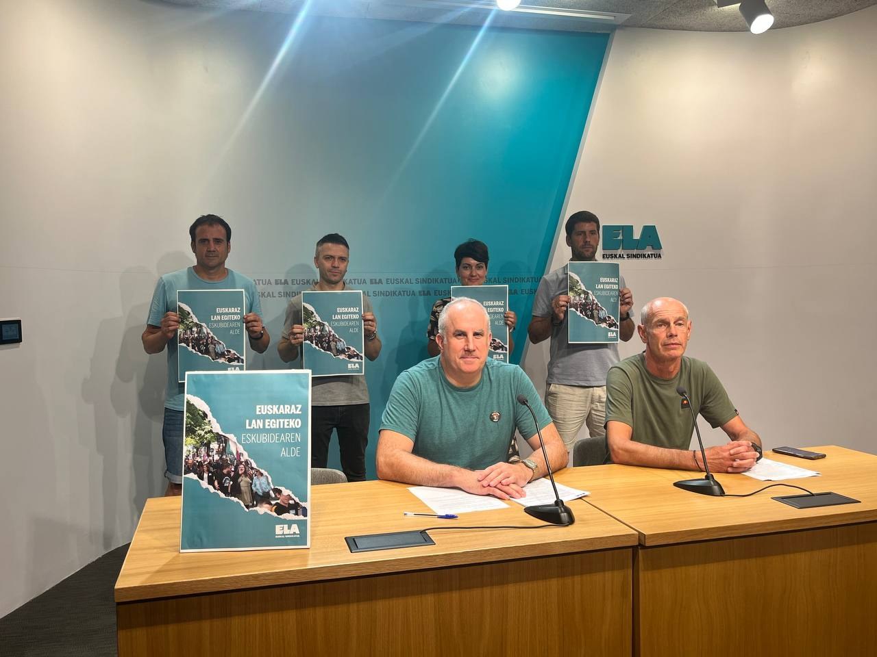 ELA denunciará al Ayuntamiento de Bilbao por rebajar los requisitos de euskera en las OPEs