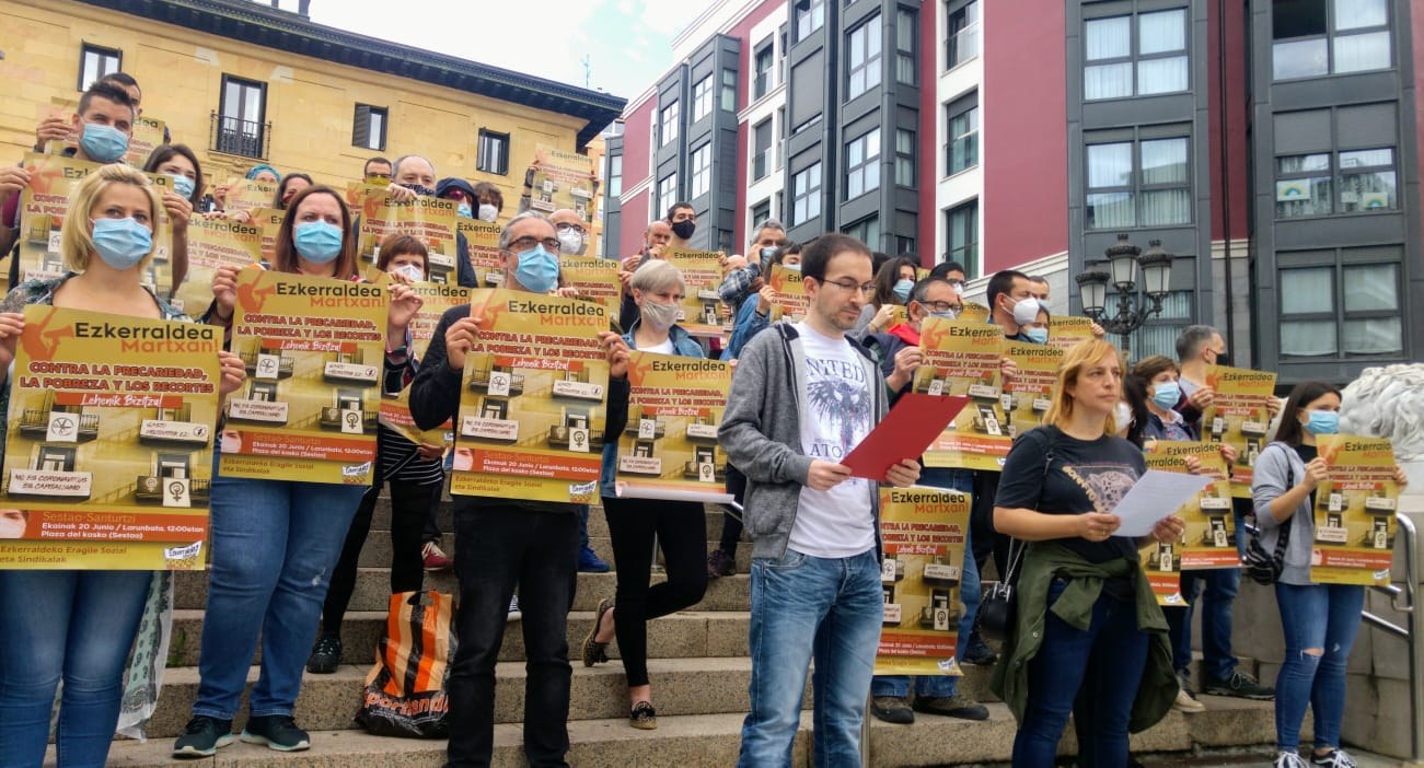 Colectivos sociales y sindicatos de la margen izquierda convocan marcha contra la precariedad y los recortes sociales