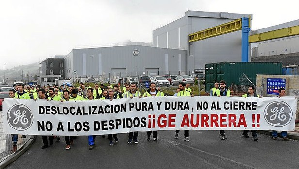 Huelga indefinida en General Electric de Oruella