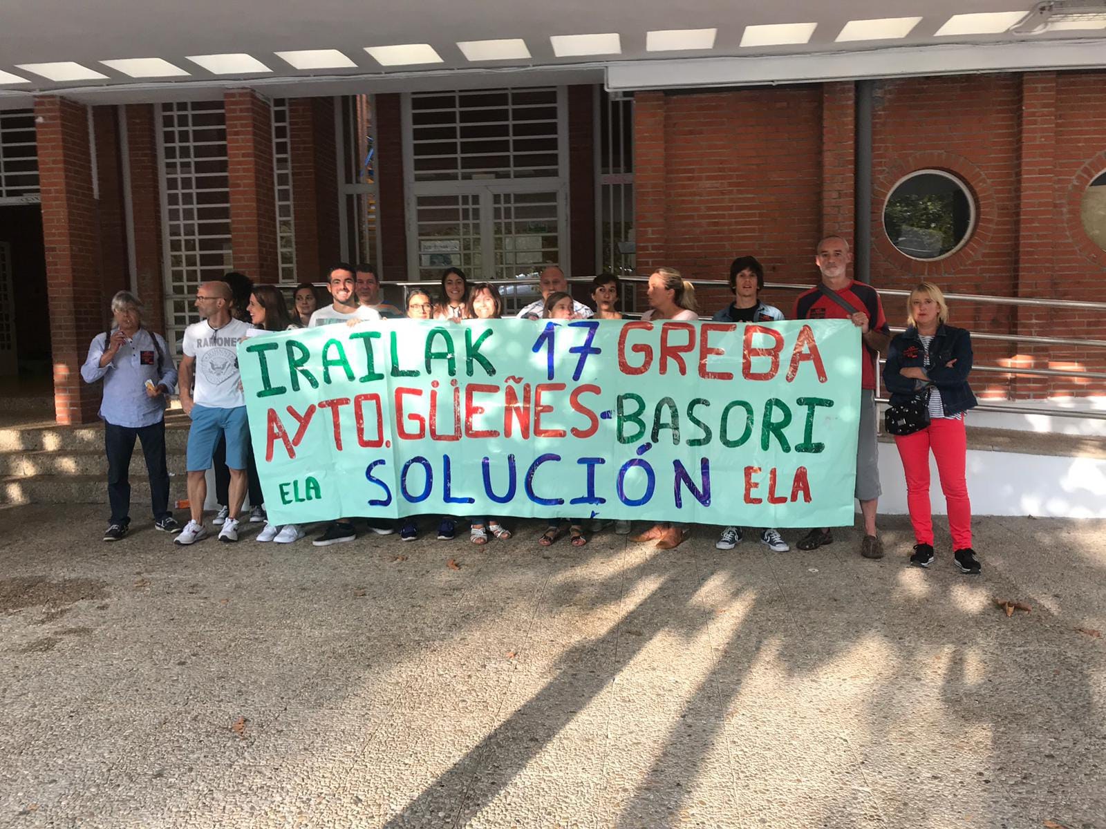 La plantilla de Basori convoca una manifestación para el 27 de septiembre
