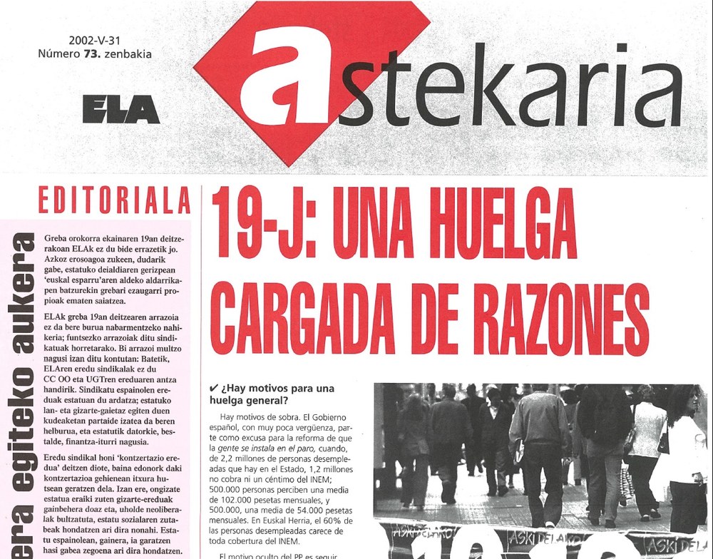 El pago de prestaciones por desempleo en 2018, menos de la mitad que en 2012