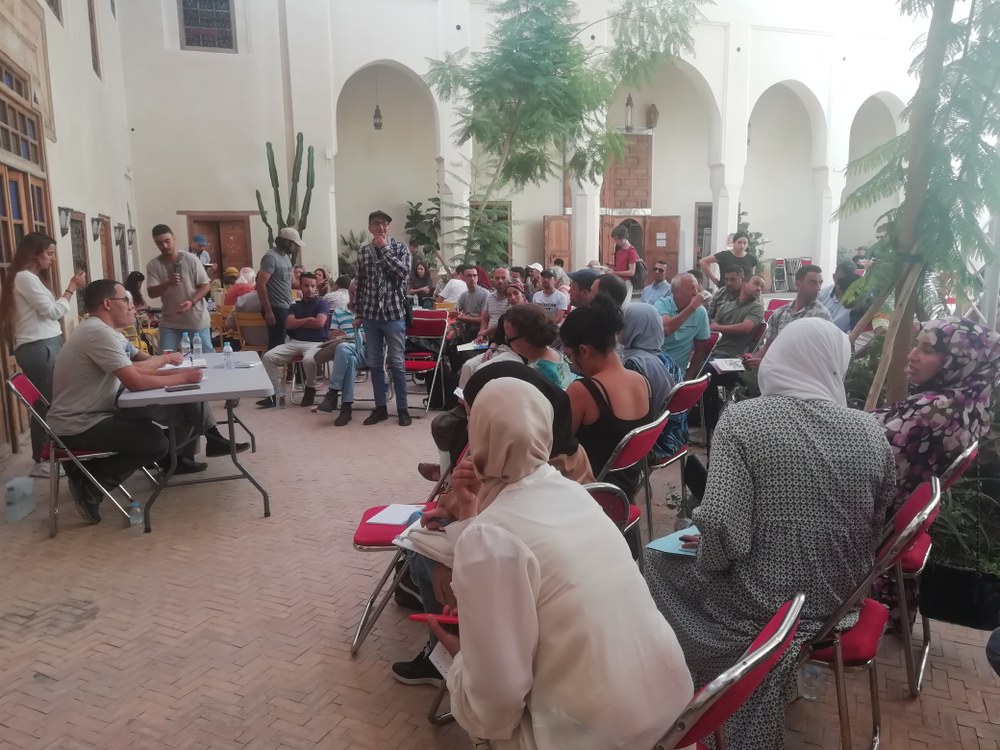 ELA participa en la contracumbre social del BM y el FMI en Marrakech
