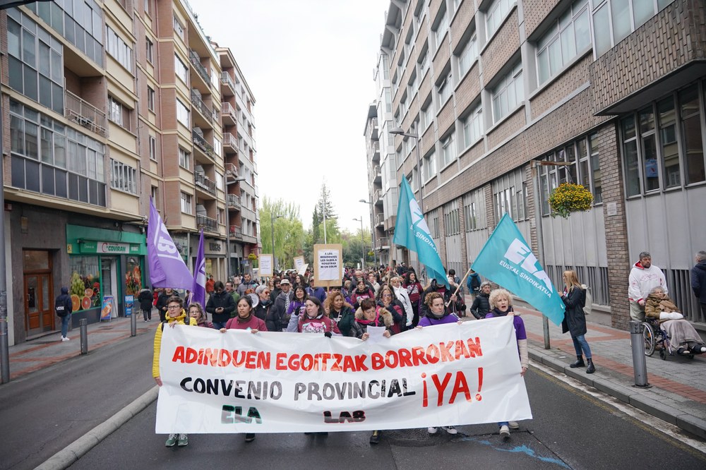 ELA y LAB convocan una huelga el 20 de febrero