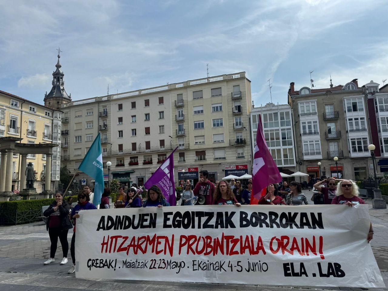 La huelga vuelve a condicionar el funcionamiento de los centros