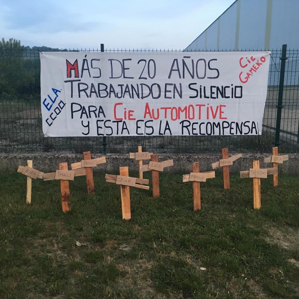 Huelga en CIE Gameko para exigir la readmisión de los trabajadores despedidos injustamente