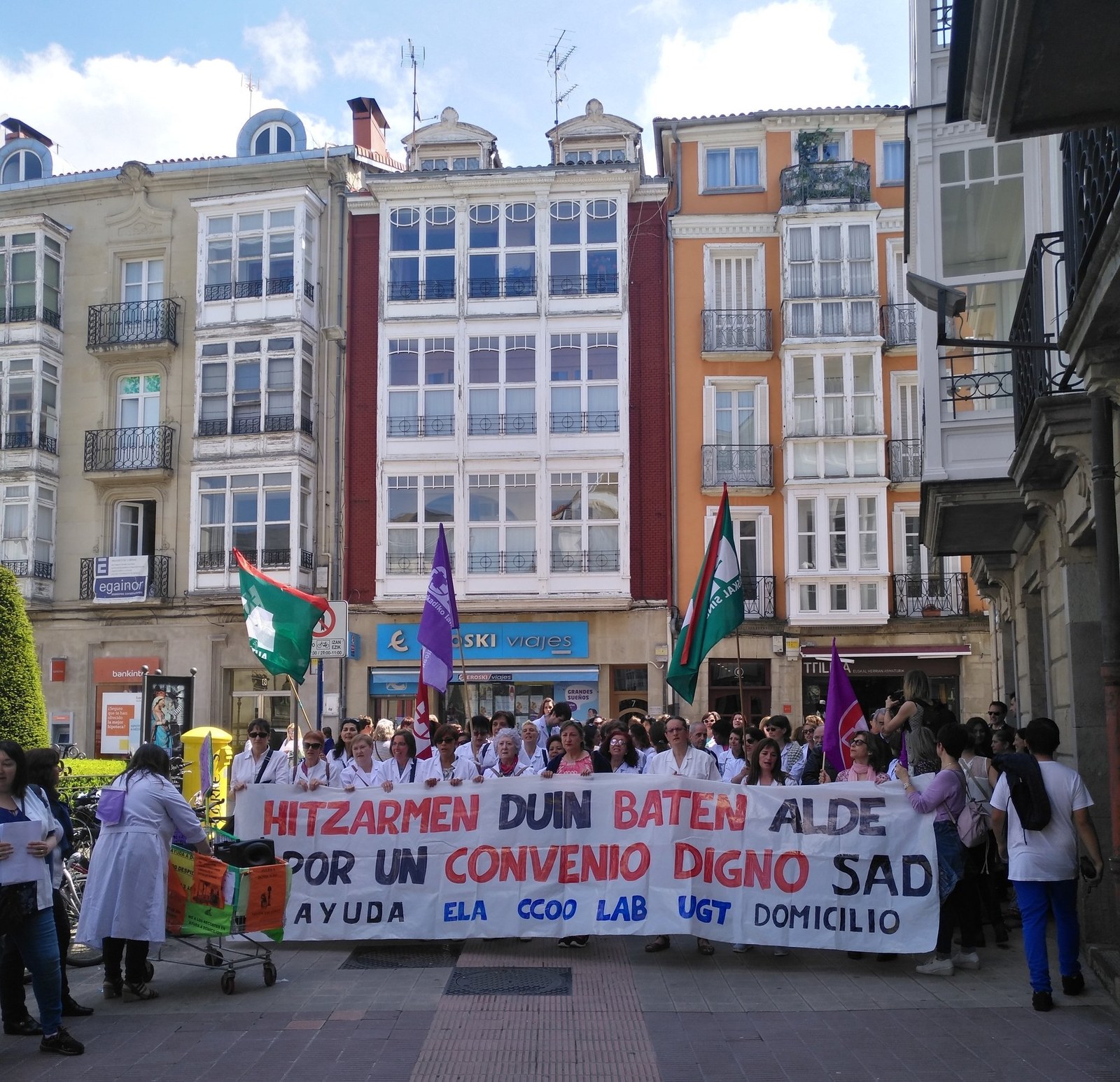 Huelga indefinida de las trabajadoras de Ayuda a Domicilio de Araba a partir del 15 de septiembre