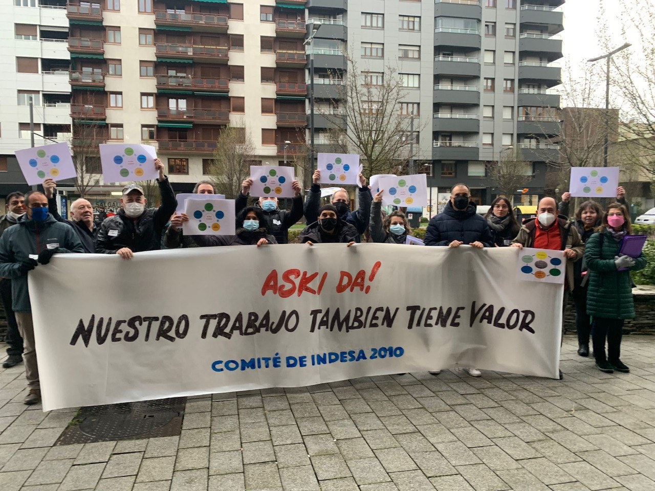 La plantilla de Indesa 2010 reclama un convenio con mejoras laborales a la Diputación alavesa La plantilla de Indesa 2010 reclama un convenio con mejoras laborales a la Diputación alavesa