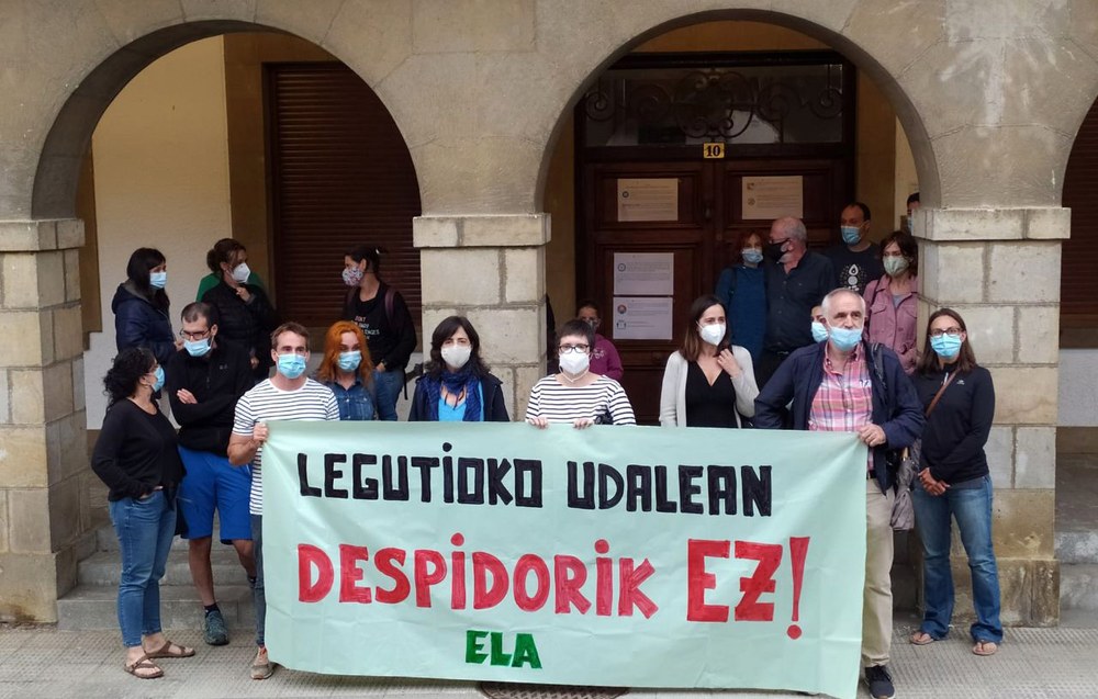 La sección sindical de ELA-Legutio exige de manera inmediata la reversión de los recortes en los servicios públicos impulsados por la alcaldía