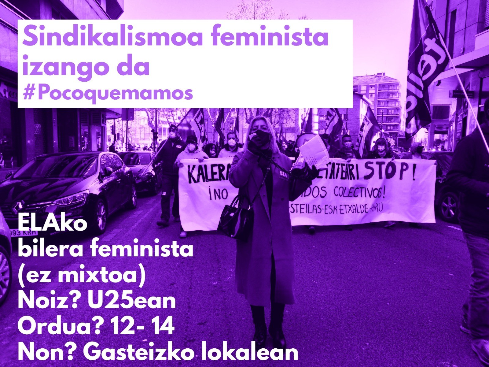 Mañana se realizará una reunión feminista en el local de Gasteiz Mañana se realizará una reunión feminista en el local de Gasteiz