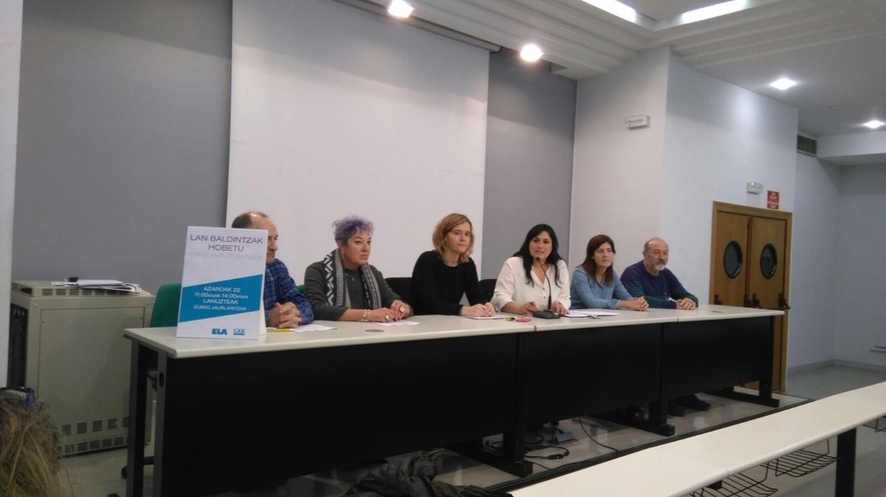 Paro de tres horas en Administración General y los Organismos Autónomos de la CAPV