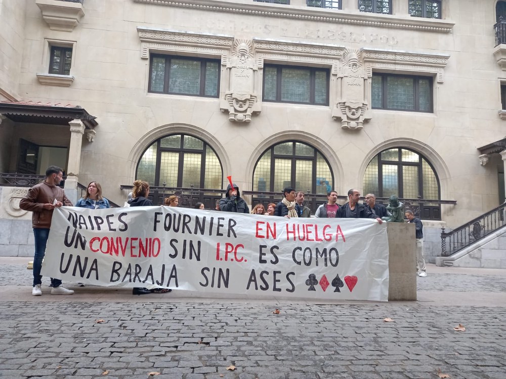 Vuelven a parar la producción de la fábrica de naipes Heraclio Fournier (Gasteiz)