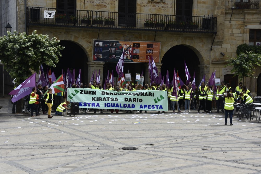 ELA denuncia al Ayuntamiento de Elorrio por vulneración de derecho a huelga
