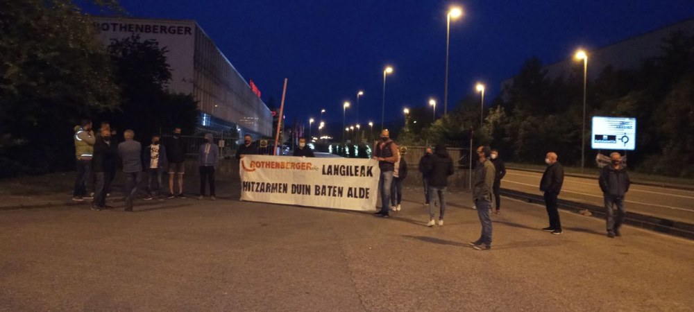 La plantilla Rotherberger de Abadiño inicia una huelga indefinida