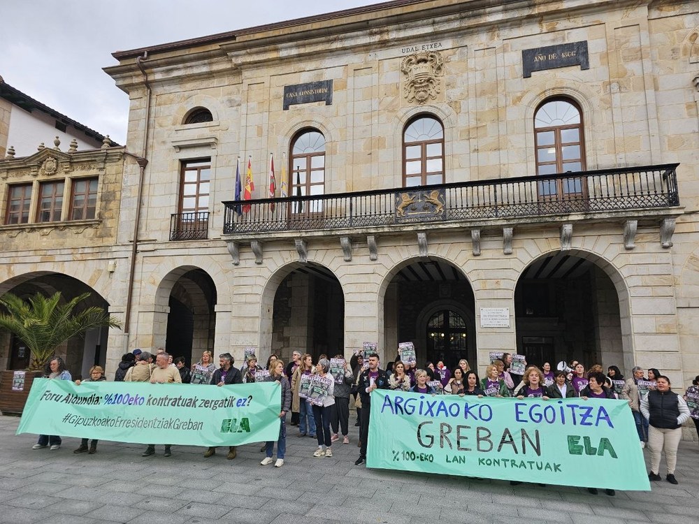 El Gobierno municipal de Zumarraga no ha apoyado la iniciativa de las trabajadoras
