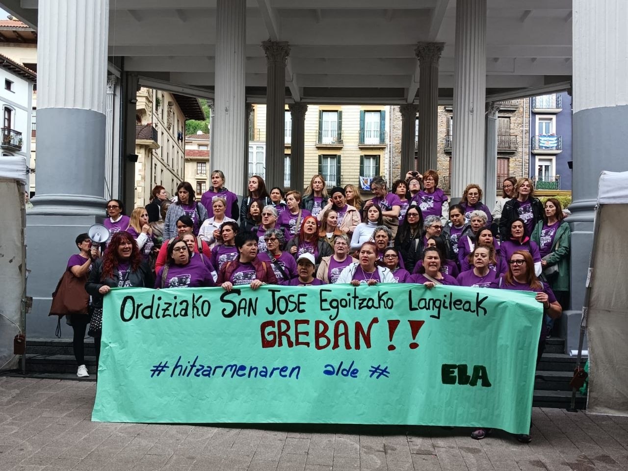 El Gobierno municipal de Zumarraga no ha apoyado la iniciativa de las trabajadoras