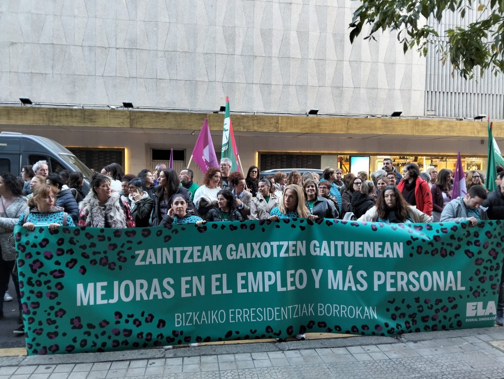 ELA no descarta convocar huelgas si no se atienden las reivindicaciones de las trabajadoras