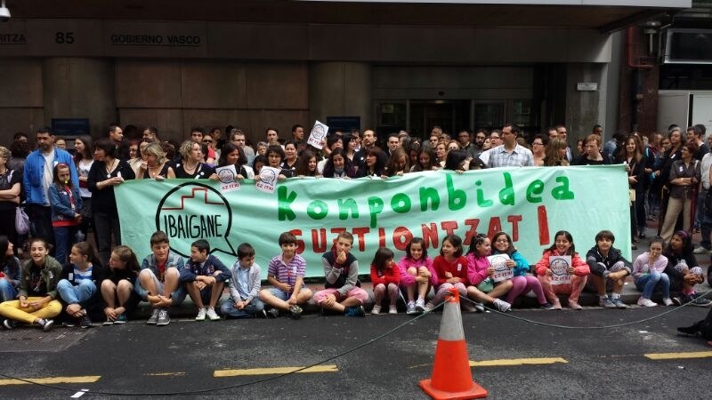 ELA exige al Departamento de Educación y Kristau Eskola que recoloquen a los trabajadores y trabajadoras del colegio Ibaigane