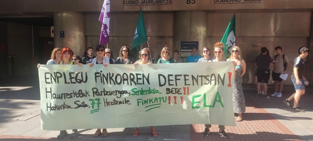 ELA exige que se cumpla la ley y se fijen 77 puestos de trabajo en el Consorcio de Haurreskolak