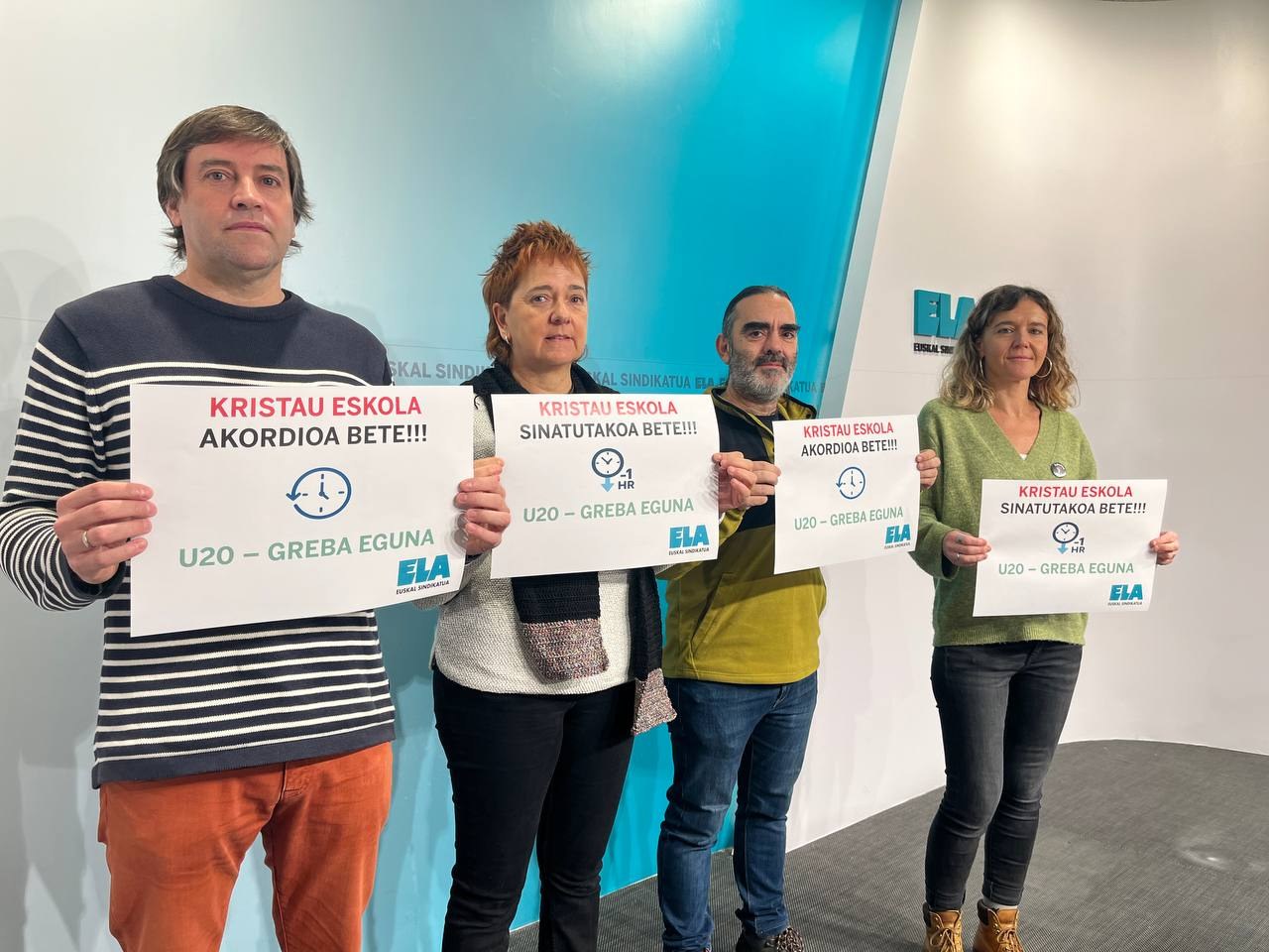 Huelga el 20 de enero para exigir el cumplimiento del acuerdo de fin de huelga